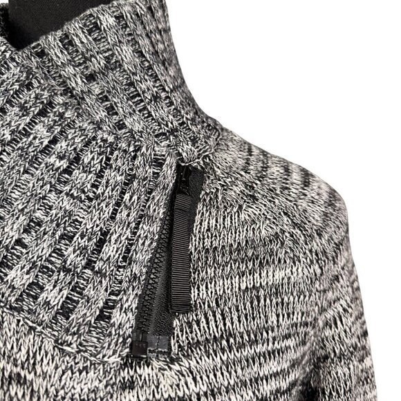 Ivivva Lululemon Gray Cotton Knit Sweater with Shawl Collar Size 12 - Picture 7 of 9